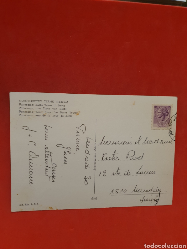Postales: Montegrotto Terme Padova. Circulada. - Foto 2