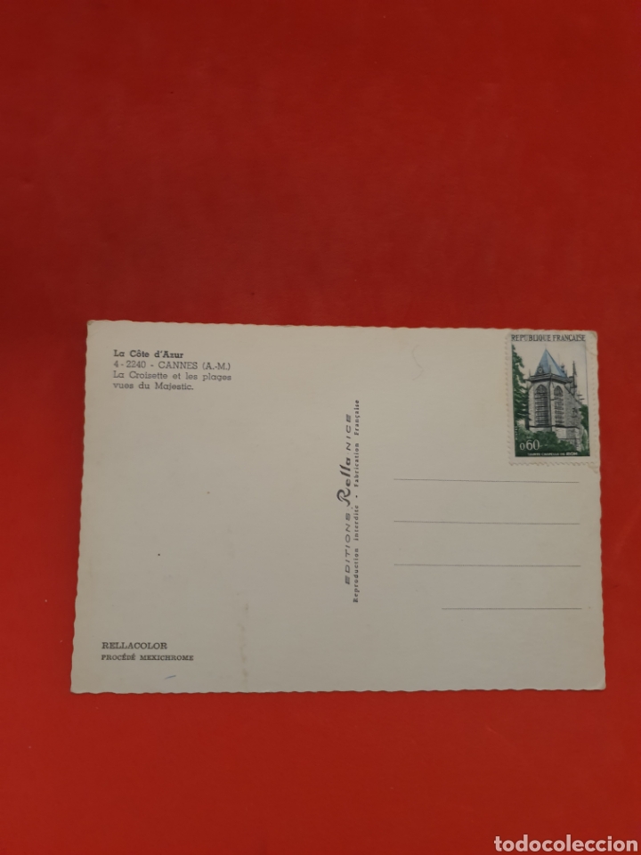 Postales: La Cote dAzur.Cannes. Circulada. - Foto 2