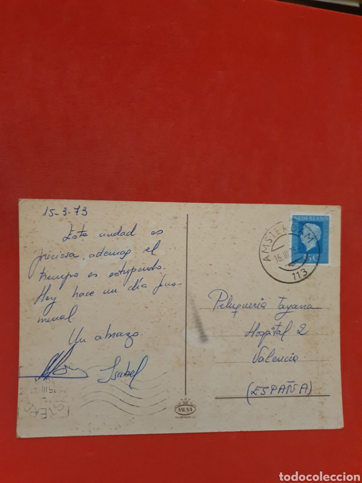 Postales: Amsterdam Souvenir.Circulada.1973. - Foto 2