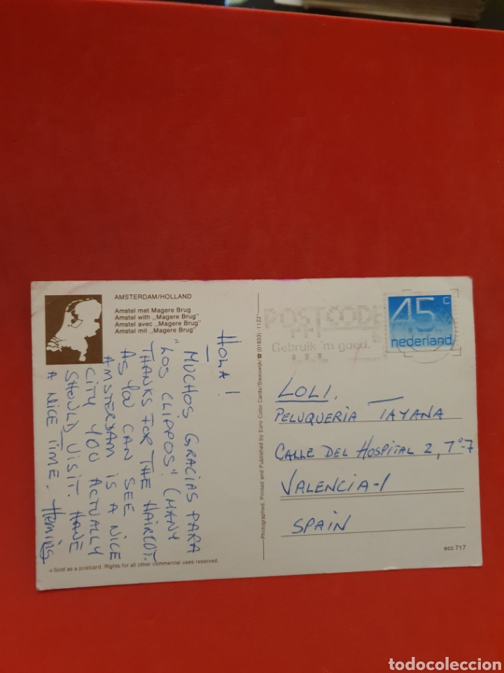 Postales: Amsterdam. Circulada. - Foto 2