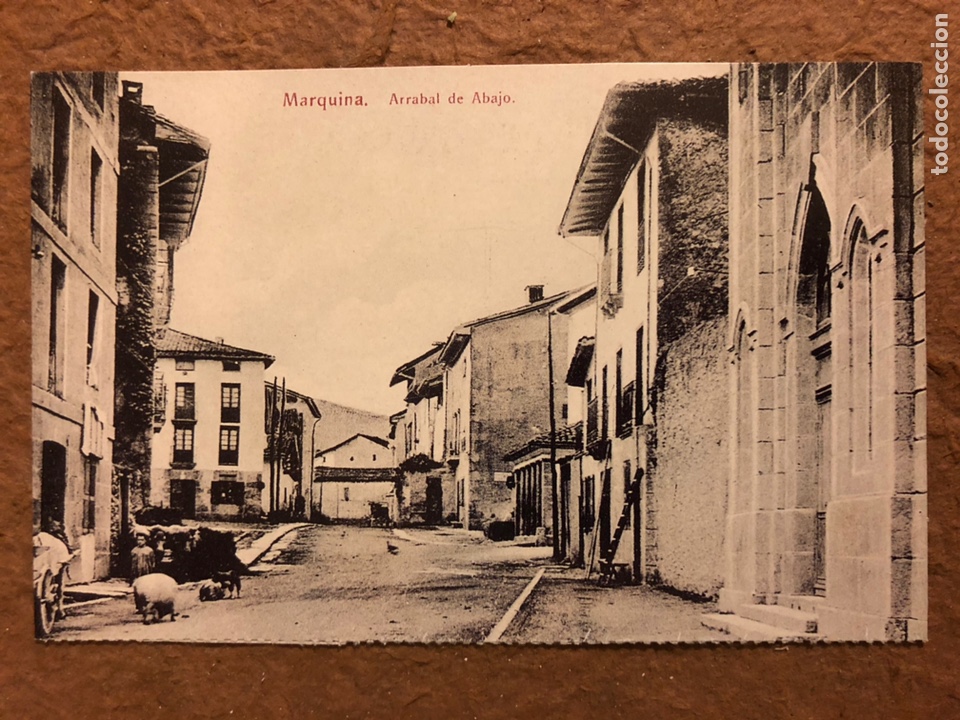 Postais: MARQUINA, ARRABAL DE ABAJO. POSTAL SIN CIRCULAR COLECCI&Oacute;N DEIA BBK N&deg; 20.