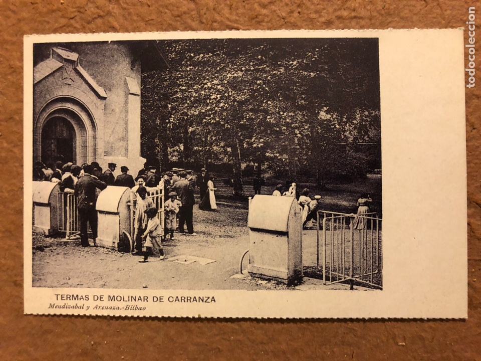 Cartes Postales: TERMAS DE MOLINAR DE CARRANZA. POSTAL SIN CIRCULAR COLECCI&Oacute;N DEIA BBK N&deg; 16.