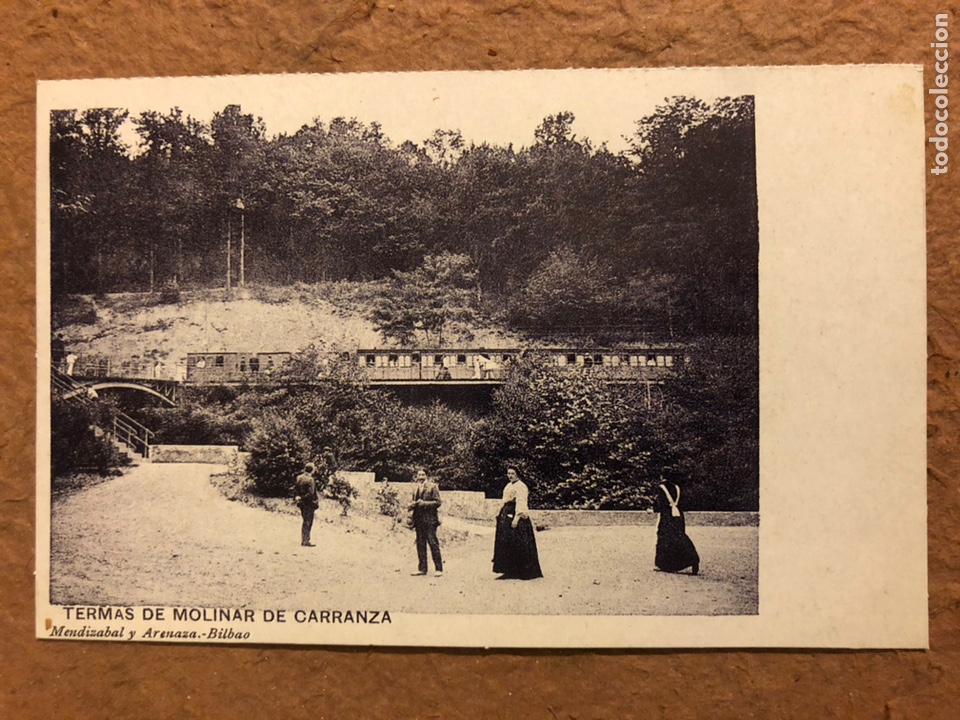 Cartoline: TERMAS DE MOLINAR DE CARRANZA. POSTAL SIN CIRCULAR COLECCI&Oacute;N DEIA BBK N&deg; 16.