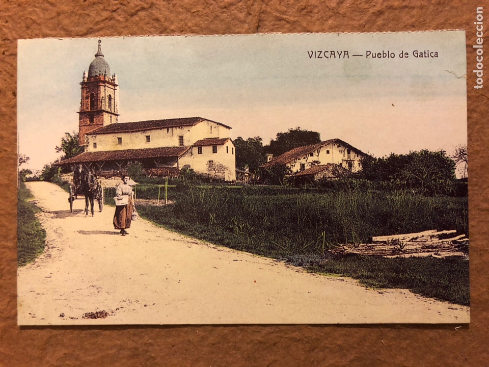 Postais: VIZCAYA, PUEBLO DE GATICA. POSTAL SIN CIRCULAR COLECCI&Oacute;N DEIA BBK N&deg; 10.