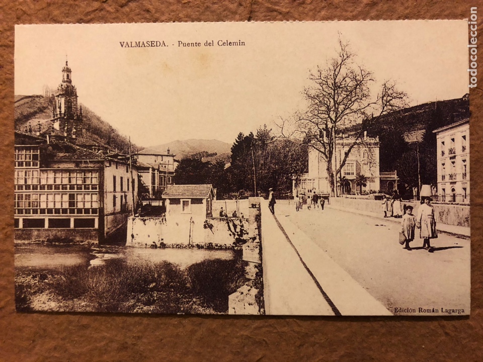 Cartoline: VALMASEDA, PUENTE DEL CELEMIN. POSTAL SIN CIRCULAR COLECCI&Oacute;N BBK DEIA N&deg; 3.