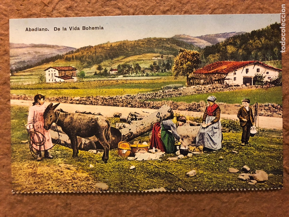 Postkarten: ABADIANO, DE LA VIDA BOHEMIA. POSTAL SIN CIRCULAR COLECCI&Oacute;N BBK DEIA N&deg; 1.