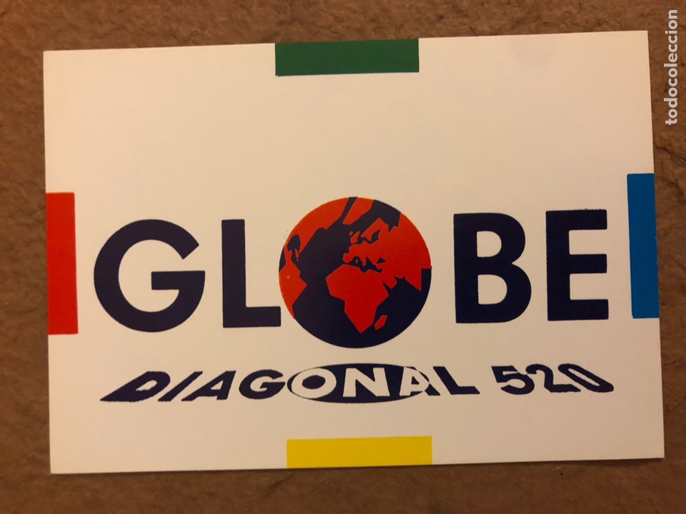 Postcards: GLOBE. POSTAL SIN CIRCULAR PUBLICITARIA DE LA TIENDA DE DIAGONAL 520.