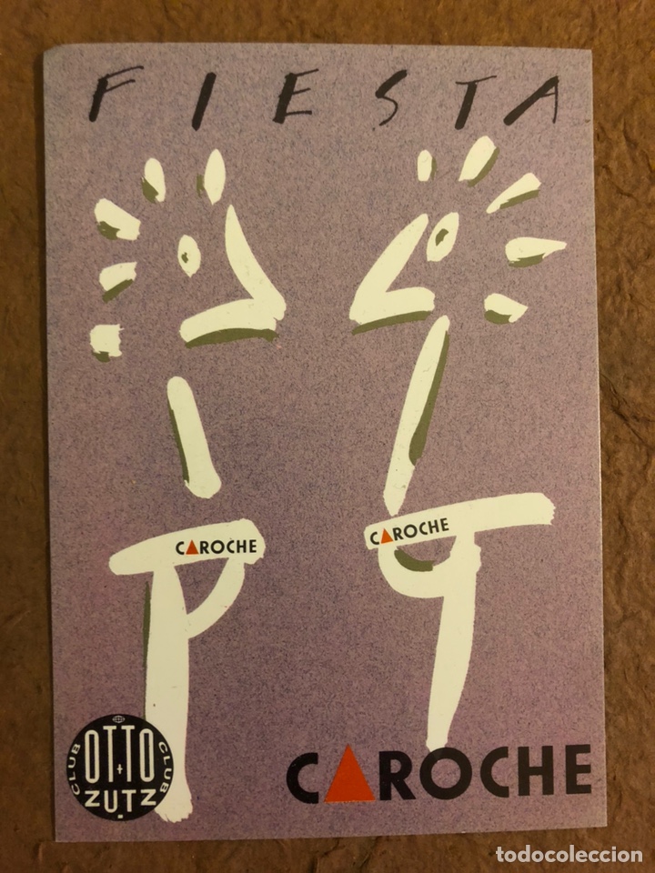 Postcards: CAROCHE JEANS. POSTAL INVITACI&Oacute;N SIN CIRCULAR FIESTA II REGATA VUELTA A ESPA&Ntilde;A EN OTTO ZUTZ CLUB