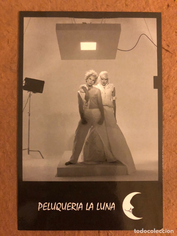 Postkarten: PELUQUER&Iacute;A LA LUNA (LAS ARENAS). TARJETA PROMOCIONAL.