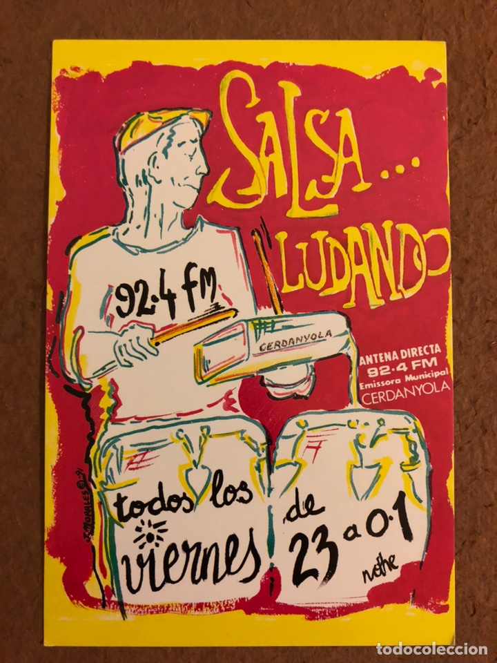 Postkarten: SALSA...LUDANDO PROGRAMA DE RADIO D&rsquo;ANTENA DIRECTA(BARCELONA). POSTAL SIN CIRCULAR PUBLICITARIA