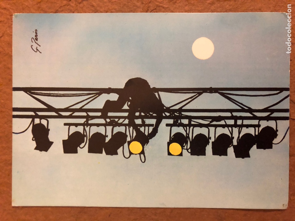 Cartes Postales: MOONLIGHT DISSENY PROFESSIONAL D&rsquo;ILUMINACIO. POSTAL SIN CIRCULAR PUBLICITARIA DE 1988