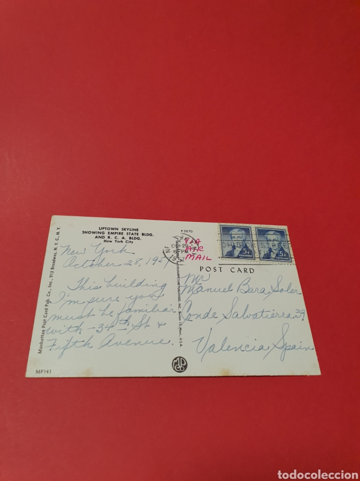 Postales: Manhattan.Circulada. - Foto 2