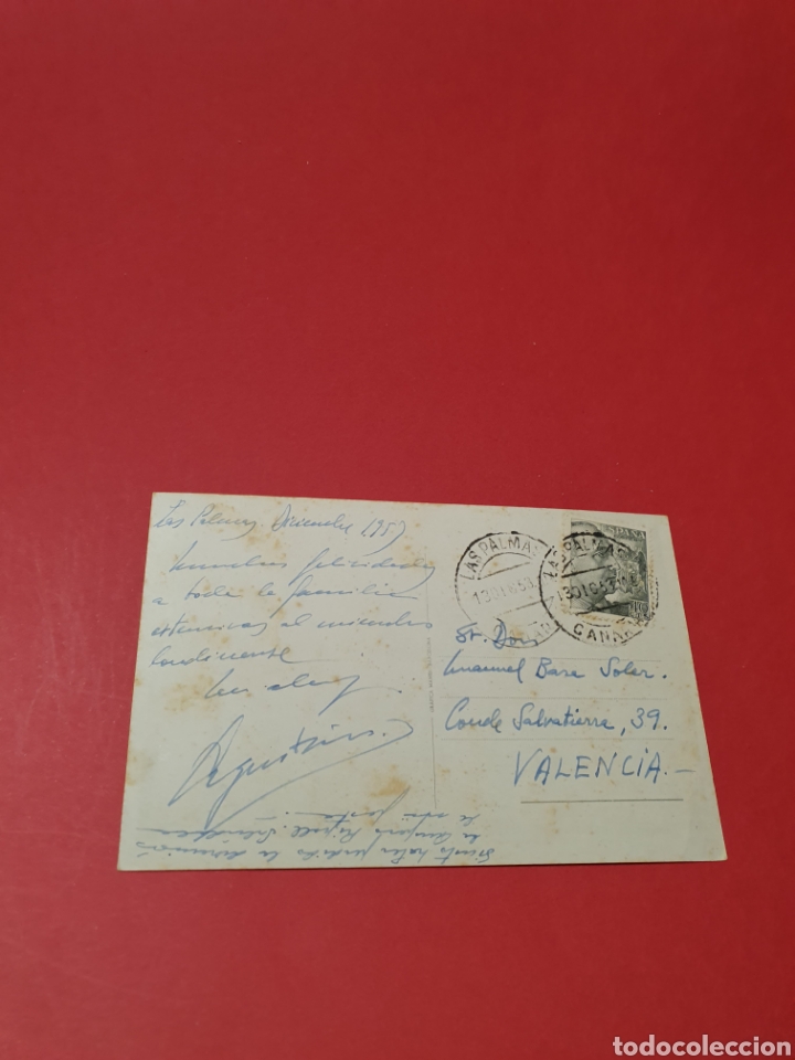 Postales: Las Palmas.Circulada.1958. - Foto 2