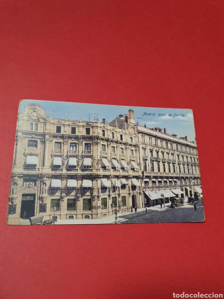 Postales: Madrid.Calle de Sevilla.Circulada. - Foto 1
