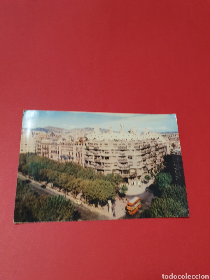 Postales: Barcelona.Paseo de Gracia.Circulada. 1957 - Foto 2