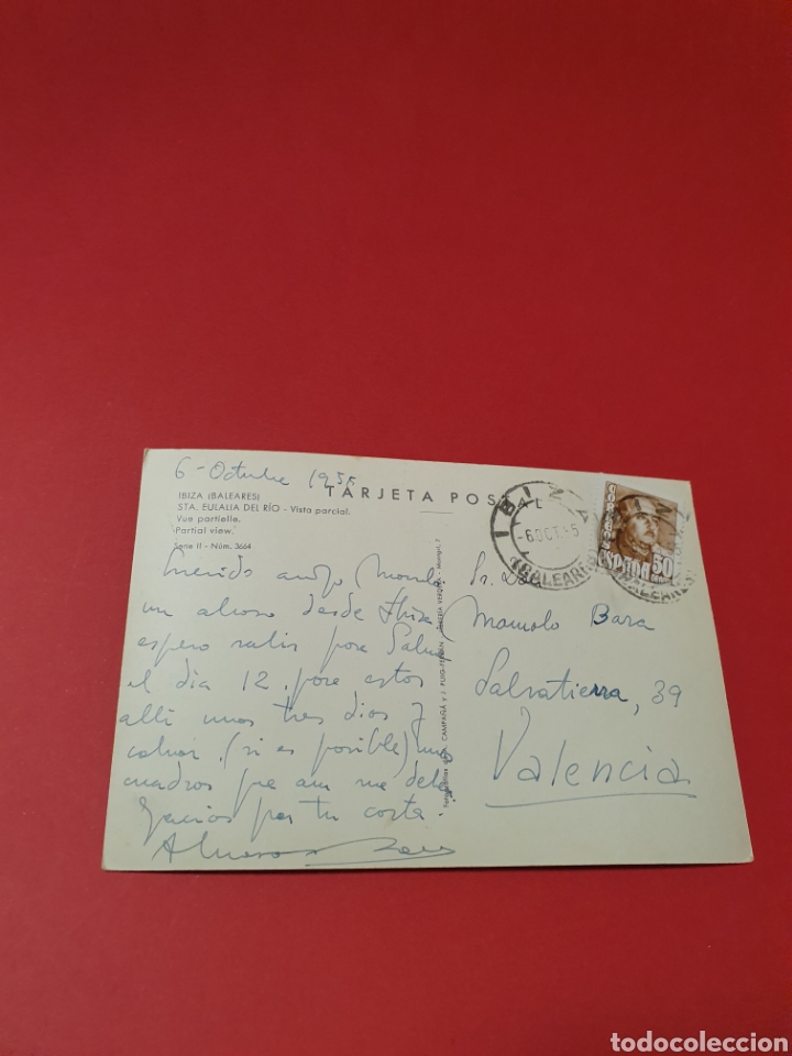 Postales: Ibiza. Santa Euralia.Circulada. - Foto 2