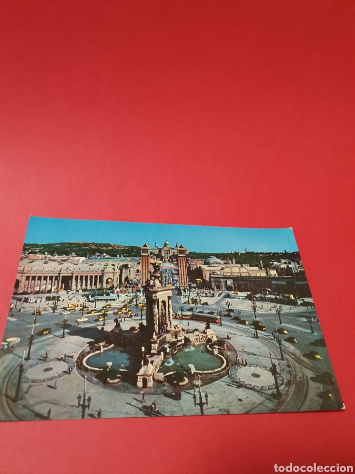 Postales: Barcelona.Plaza de Espa&ntilde;a.Circulada. - Foto 1