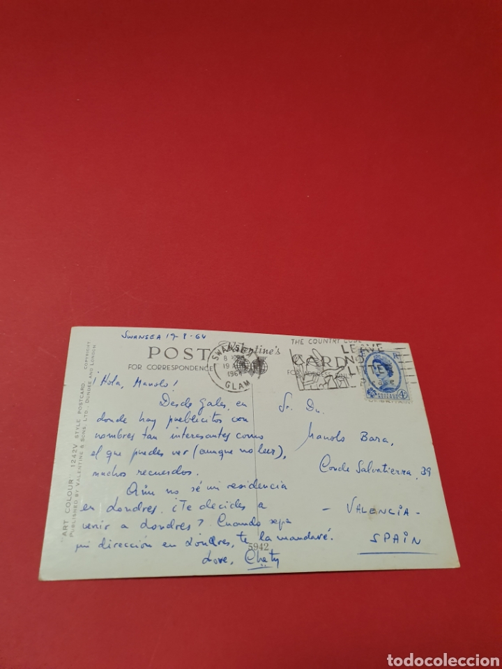 Postales: London.Circulada.1964. - Foto 2