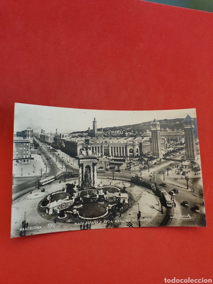 Postales: Barcelona. Talleres A.Zerkowitz.Circulada 1928. - Foto 1