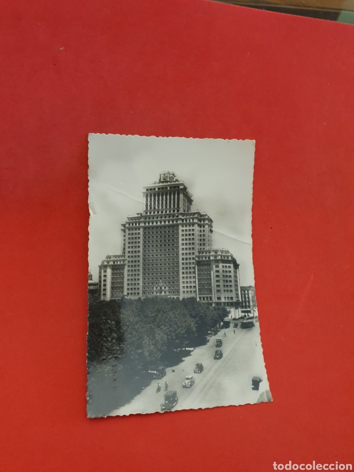 Postales: Madrid.Edificio Espa&ntilde;a.Circulada.1955. - Foto 1