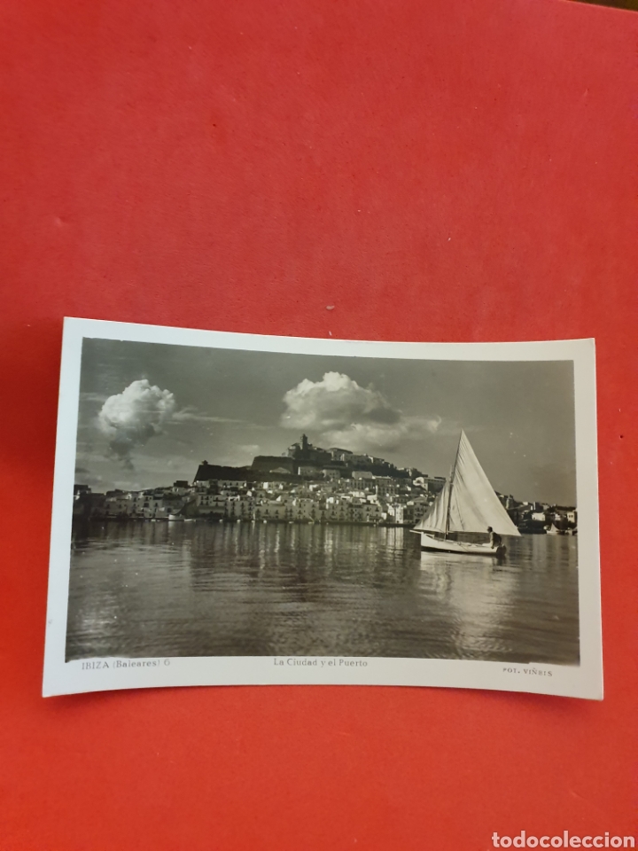 Postales: Ibiza.La ciudad y el Puerto.Circulada. - Foto 1