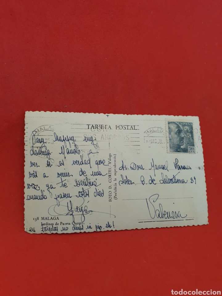 Postales: M&aacute;laga.Jardines.Circulada. - Foto 2