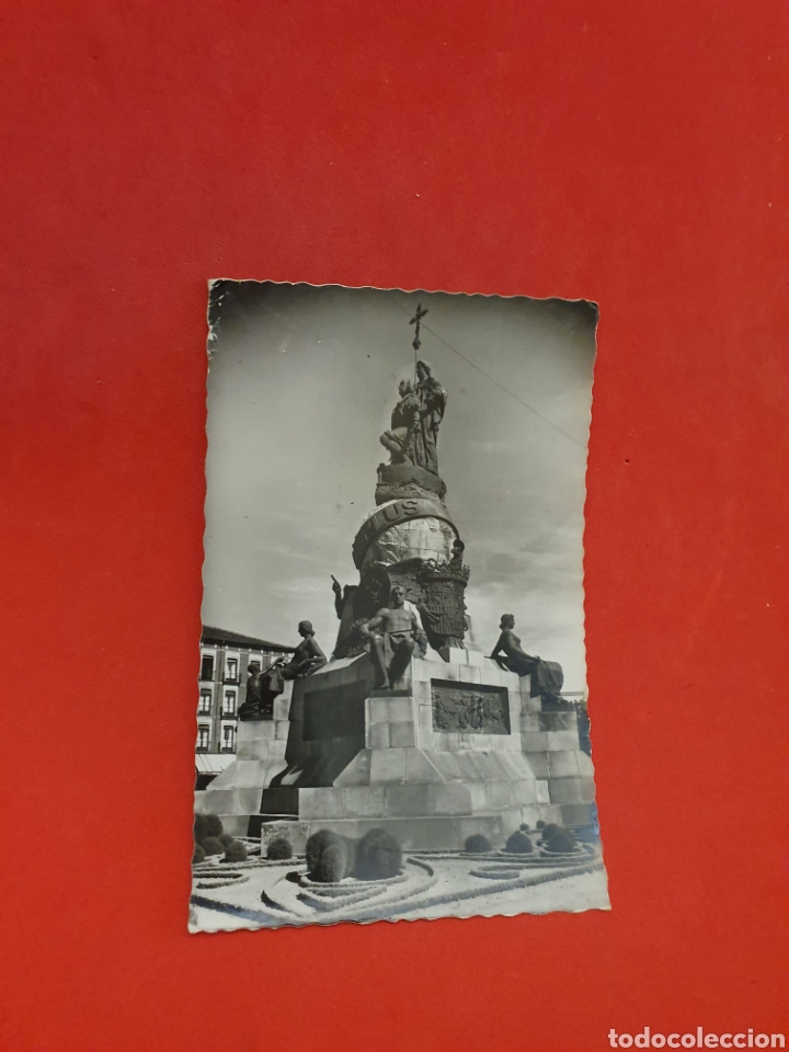 Postales: Valladolid.Monumento Crist&oacute;bal Colon.Circulada. - Foto 1