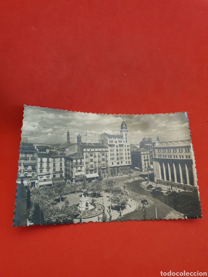 Postales: Zaragoza.Plaza de Espa&ntilde;a.Circulada. - Foto 1