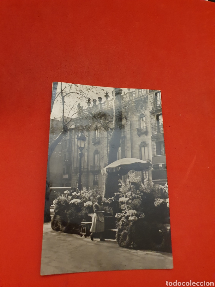 Postales: Barcelona.Rambla de las flores.Circulada. - Foto 1