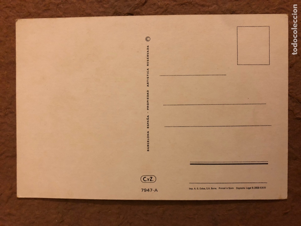 Postales: PINOCCHIO. POSTAL SIN CIRCULAR C. y Z. 7947-A. - Foto 2