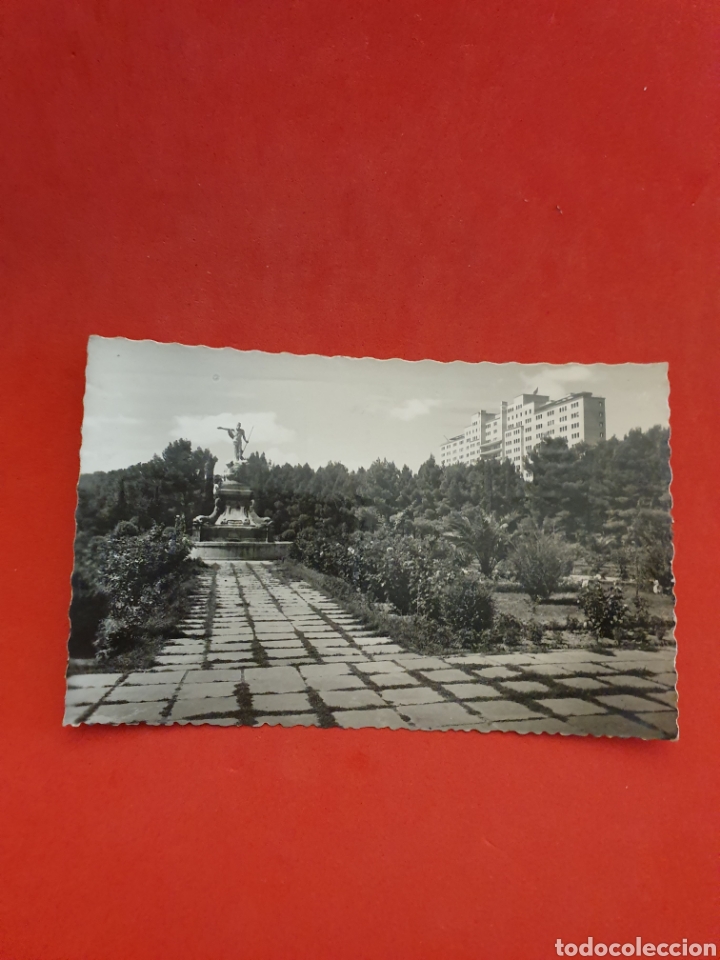 Postales: Zaragoza.Parque de Primo de Rivera.Circulada.1957. - Foto 1