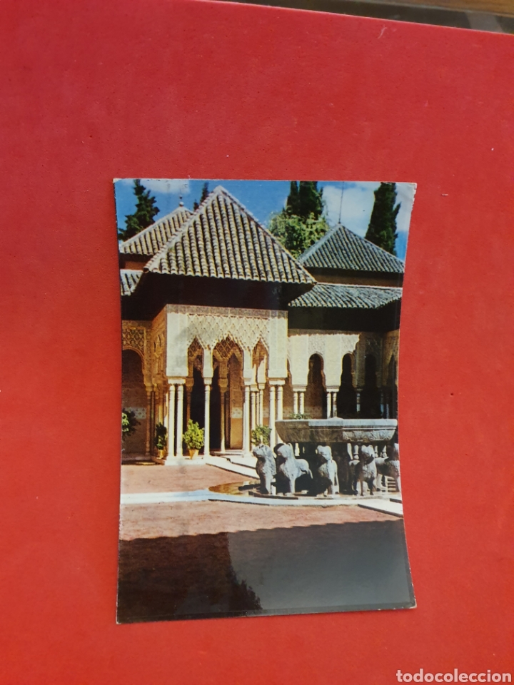 Postales: Granada.Alhambra.Patio de los Leones.Circulada. - Foto 1
