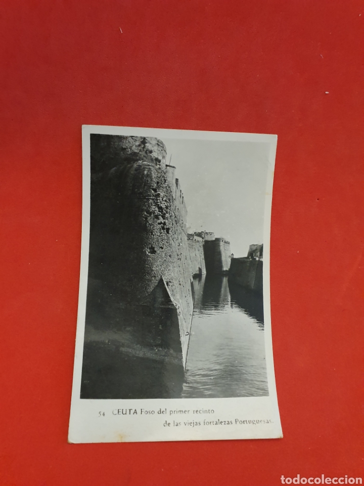 Postales: Ceuta Foso del Primer Recinto.Circulada.1961. - Foto 1