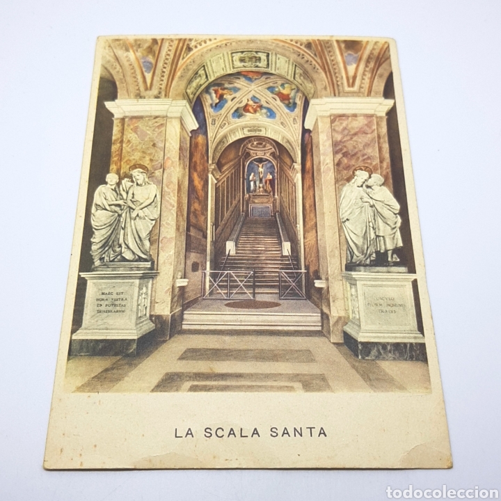 Postales: (CEP.04) TARJETA POSTAL CIRCULADA. ROMA. LA SCALA SANTA - Foto 1