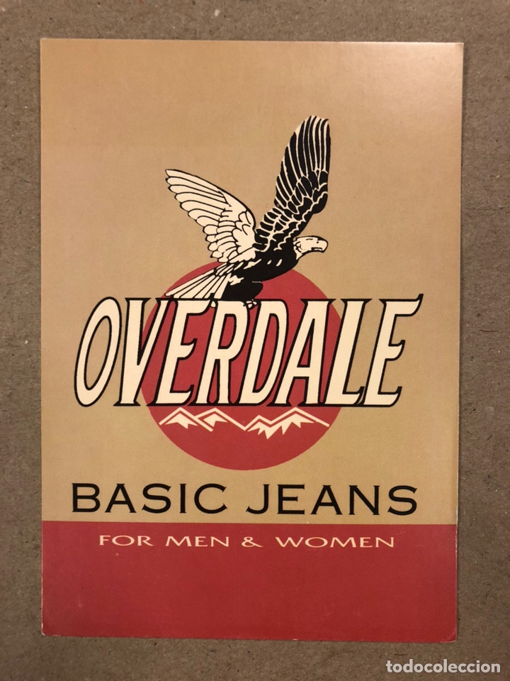 Postkarten: OVERDALE JEANS. POSTAL SIN CIRCULAR PROMOCIONAL COLECCI&Oacute;N PRIMAVERA VERANO 1992.