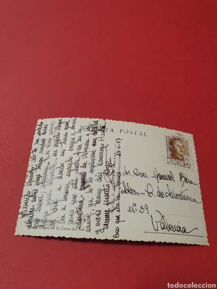 Postales: Torremolinos.Malaga.Circulada.1957. - Foto 2