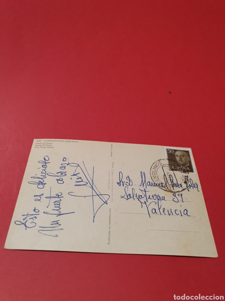 Postales: Torremolinos.Hotel El Pinar.Circulada. - Foto 2