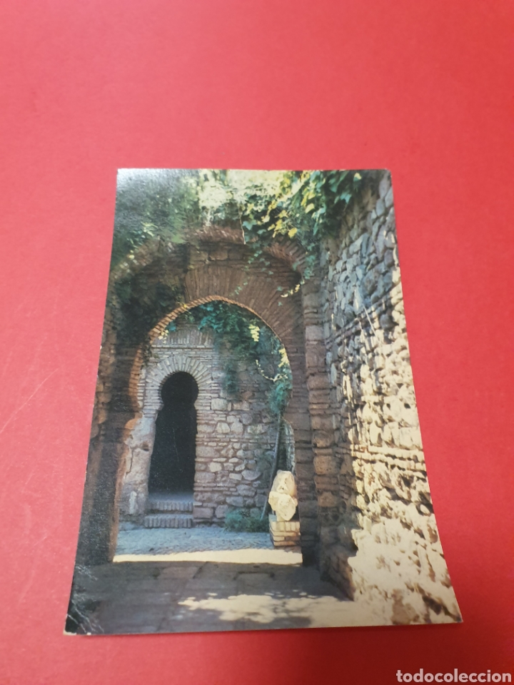 Postales: M&aacute;laga.Puerto Arabe de la Alcazaba.Circulada. - Foto 1