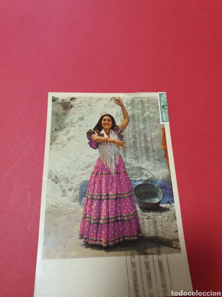 Postales: Cueva de los Amaya en el Sacromonte. Granada. Circulada.1959. - Foto 1