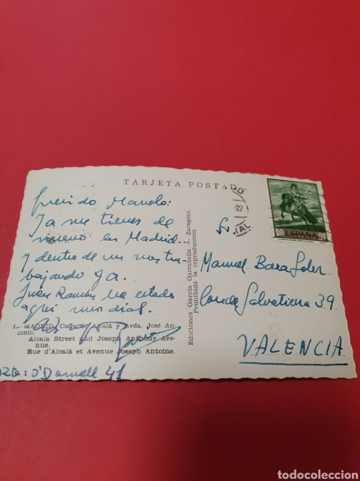Postales: Madrid.Alcala.Circulada. - Foto 2