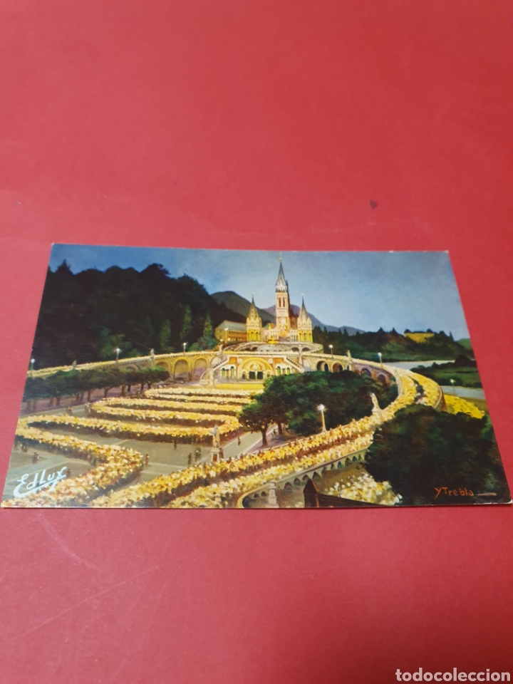 Postales: Lourdes.La basilica . - Foto 1