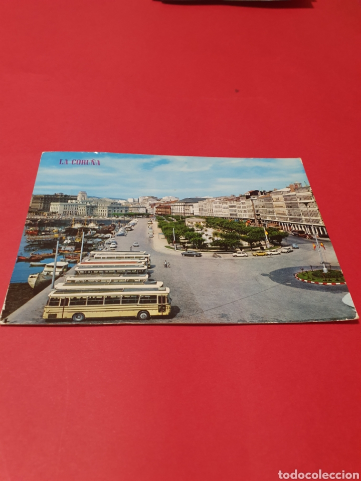Postales: La Coru&ntilde;a.Avenida de la Marina. Circulada. - Foto 1
