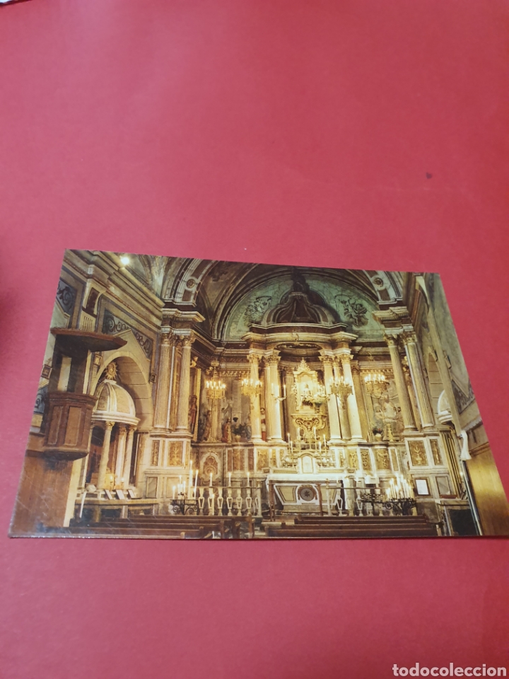 Postales: Els Munts.Barcelona. Interior de la capilla del Santuario. - Foto 1