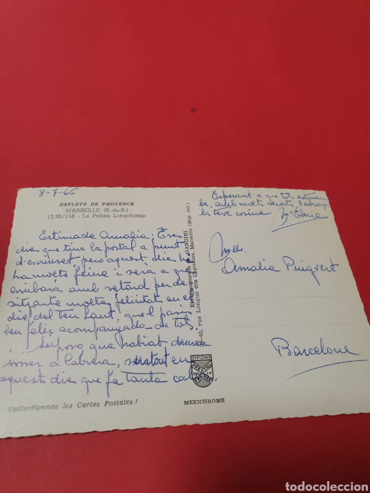 Postales: Marsella.Provence.Circulada.1966. - Foto 2
