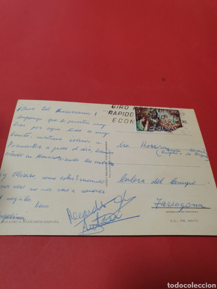 Postales: Mallorca.Giro R&aacute;pido.Circulada. - Foto 2