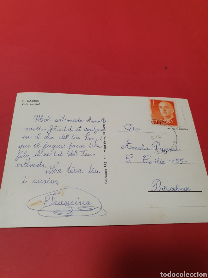 Postales: Cabrils.Vista Parcial.Circulada. - Foto 2