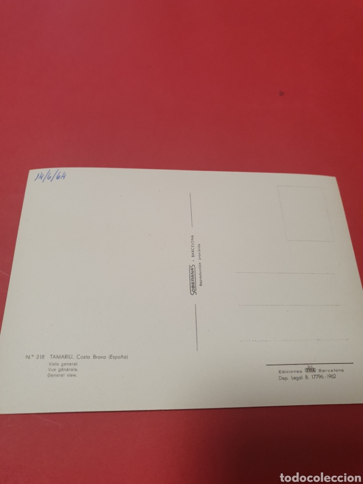 Postales: Tamariu.Costa Brava.Vista General. - Foto 2