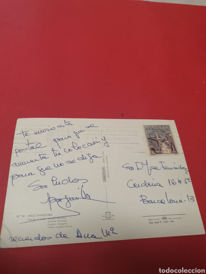 Postales: Valls De Andorra. Circulada. - Foto 2