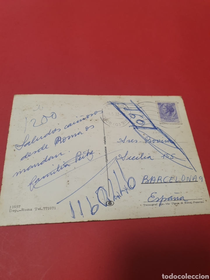 Postales: Roma.Circulada.1973. - Foto 2
