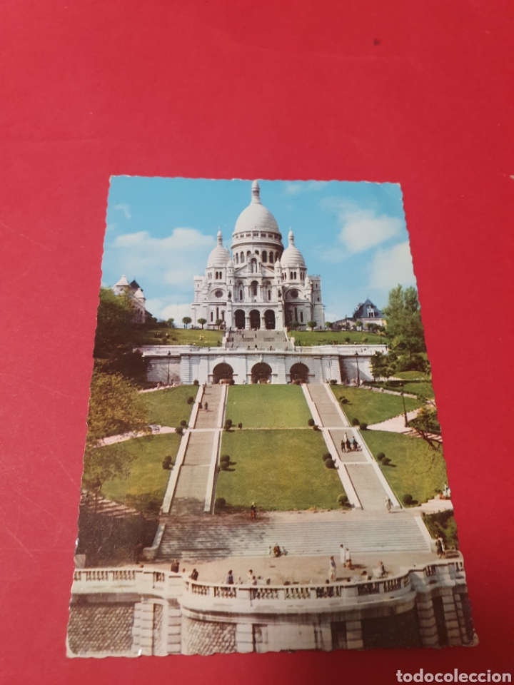 Postales: Paris.La Basilica.Circulada. - Foto 1